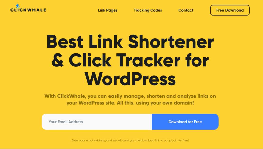 Clcikwhale Link Shortener